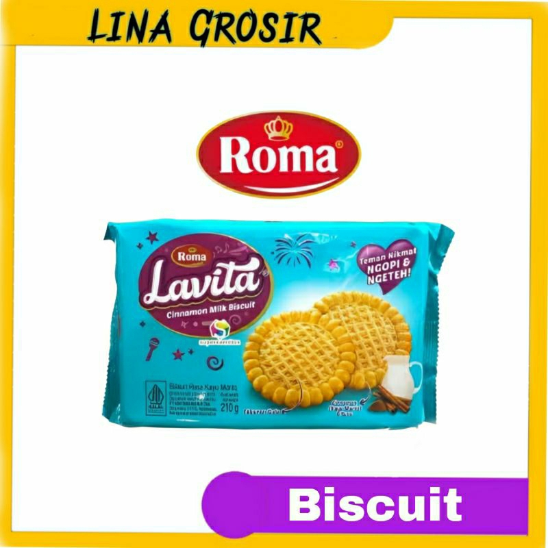 

ROMA Lavita Cinnamon Milk Biscuit 210gr
