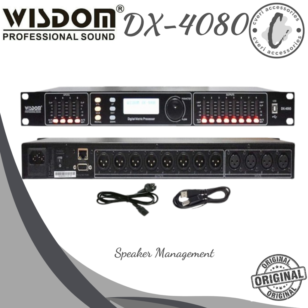 Speaker Management DLMS Wisdom DX4080 Original Management DX-4080