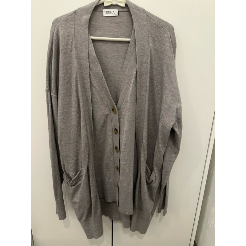 [Preloved] Duma Laurent Vest Cardigan Grey