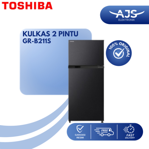 Kulkas 2 pintu Toshiba GRB22IS / Kulkas Toshiba GRB 22IS inverter