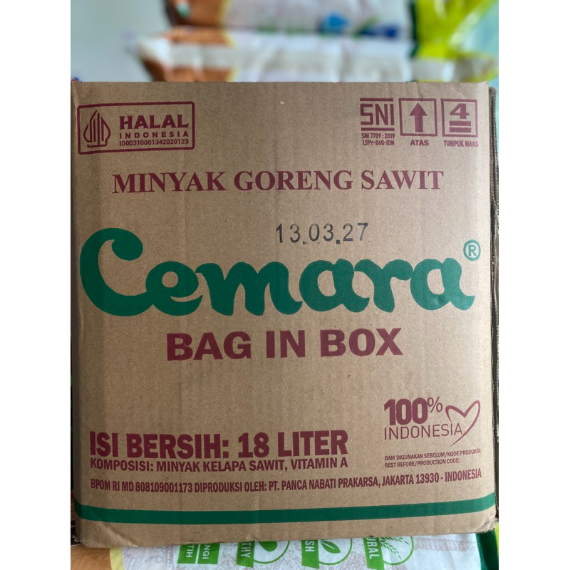 

Minyak Goreng Cemara 18 Liter BIB