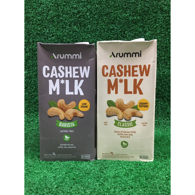 

Arummi Cashew Milk Minuman Kacang Mede Vegan Friendly Lactose Free Bebas Laktosa 1L Lokal HALAL