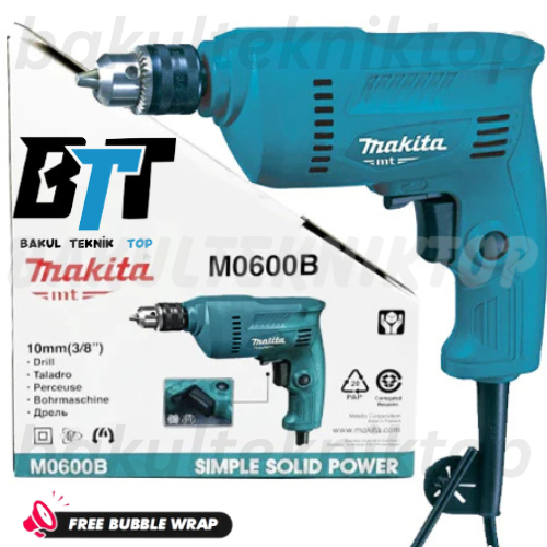 MAKITA M0600B Mesin Bor Makita M 0600 B Besi Kayu Tangan 10mm Drill M0600 B Makita M 0600B