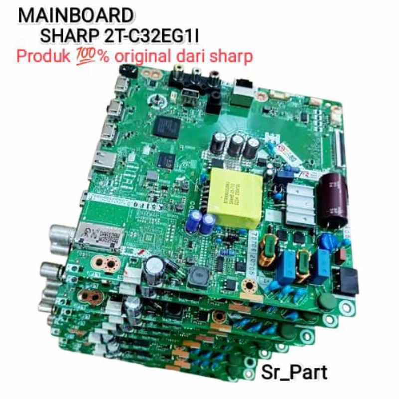 MAINBOARD MB MOTHERBOARD TV LED SHARP 2T-C32EG1I
