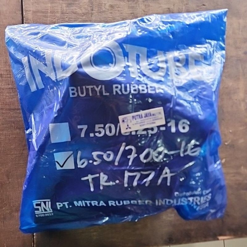 Ban Dalam Butyl 650/700-16 Indotube (Truk R16)