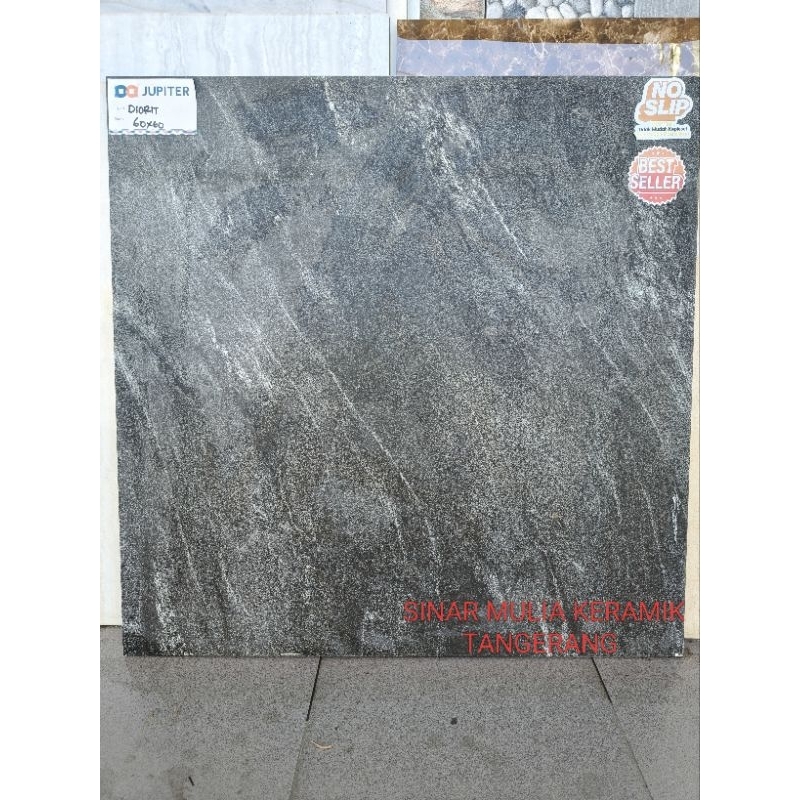 Keramik 60x60 lantai Gramix Lantai Matt Flat Anti Slip Jupiter Diorit - keramik lantai motif marmer 