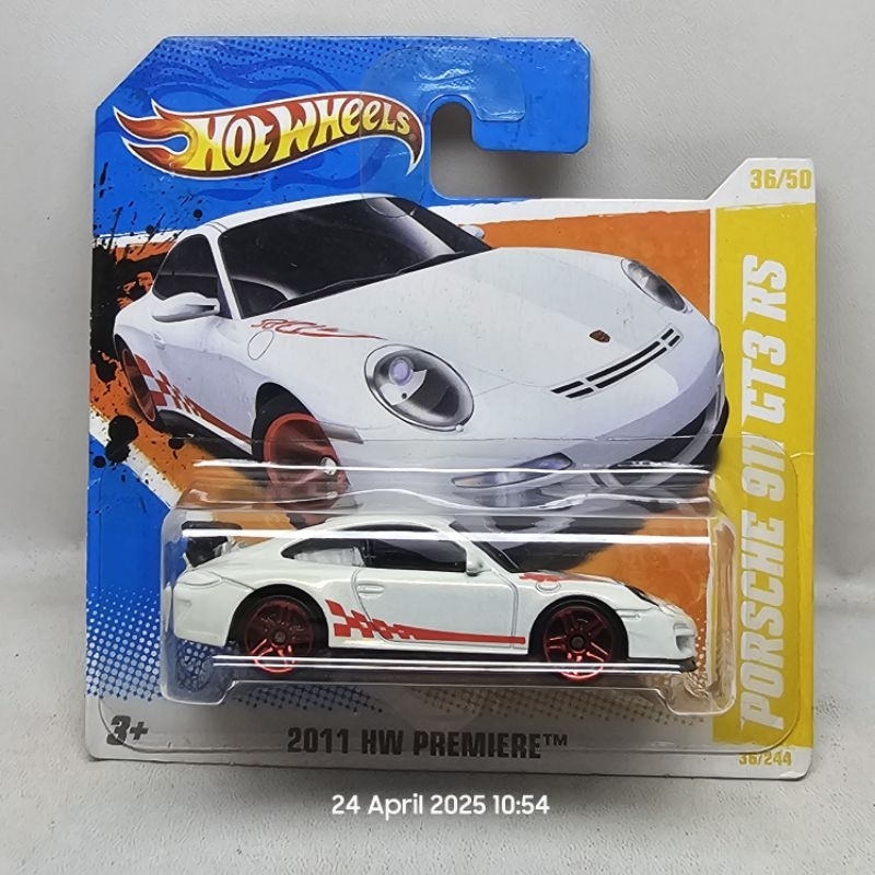 Hot wheels 2011 premier first edition porsche 911 GT3 RS short card