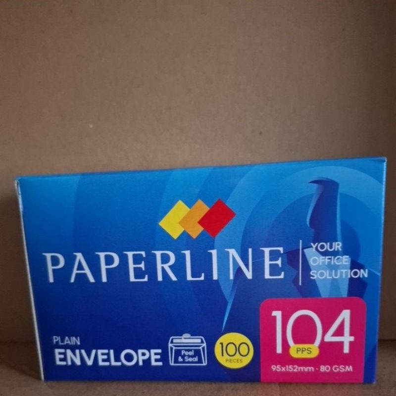 

amplop 104 paperline 95x152mm 80 GSM isi 100 lembar