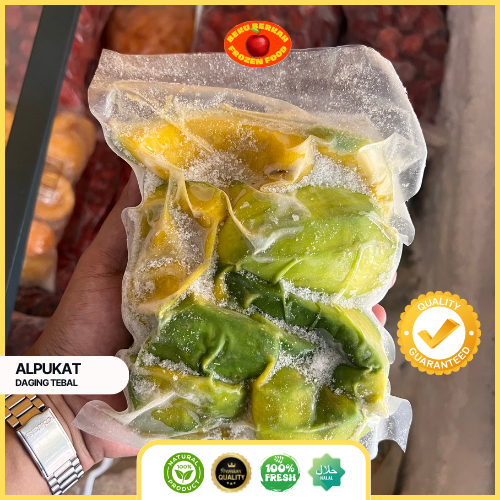 

Alpukat Mentega Super Lampung / Avocado Frozen Premium Grade A 1KG 500gr / Buah Alpukat Beku