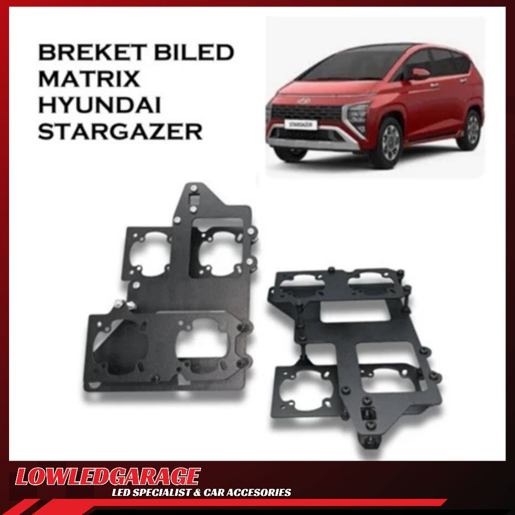 BREKET BILED MATRIX STARGAZER HYUNDAI BRACKET BI LED HEADLAMP 1.5 INCH MOBIL