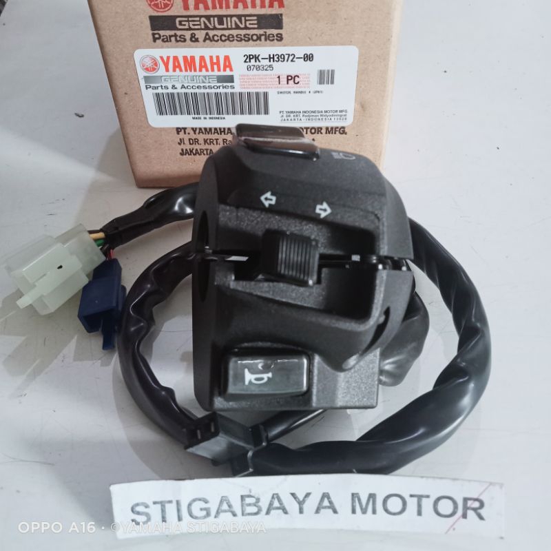 holder switch kiri R15V2 ORIGINAL saklar kiri Yamaha R15V2 ORIGINAL