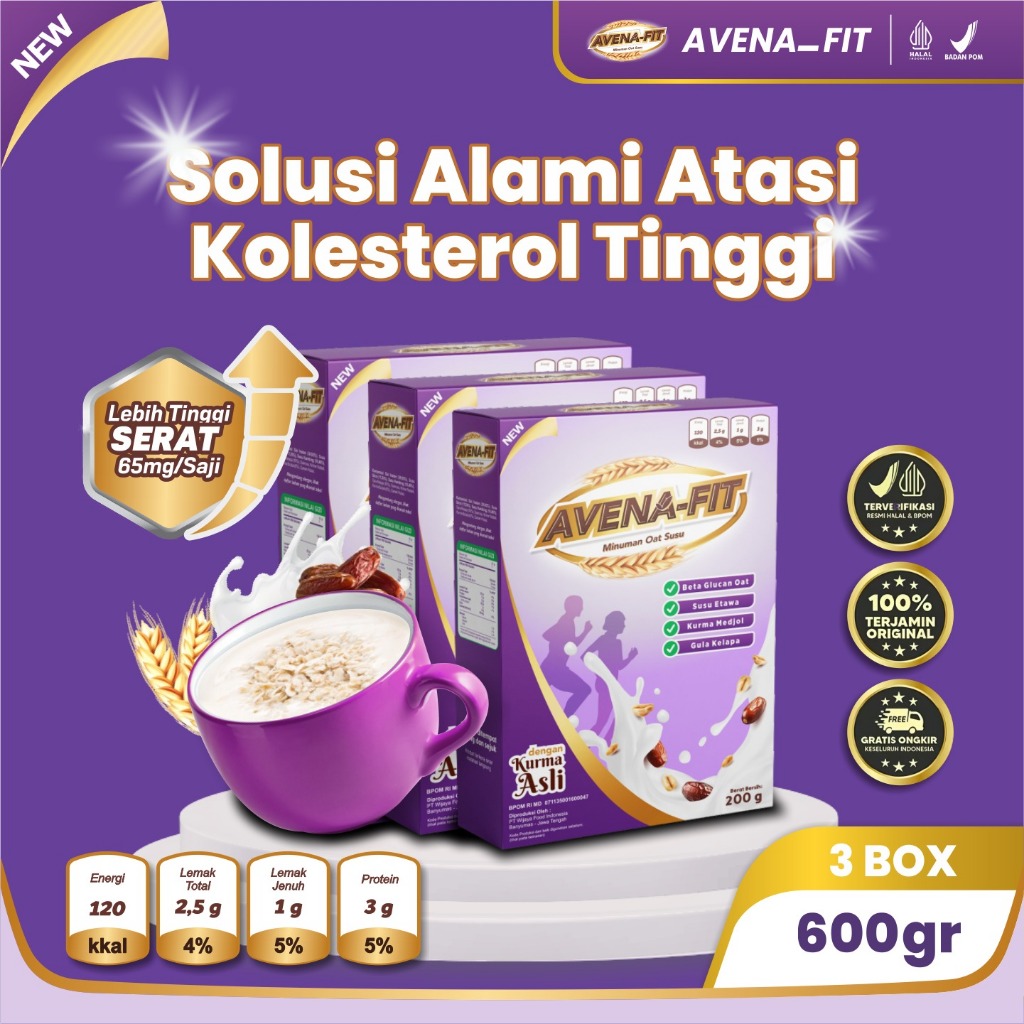 

Avena-Fit - Solusi Nutrisi Protein Tinggi yang Efektif Menurunkan Kolesterol dan Menyehatkan Jantung