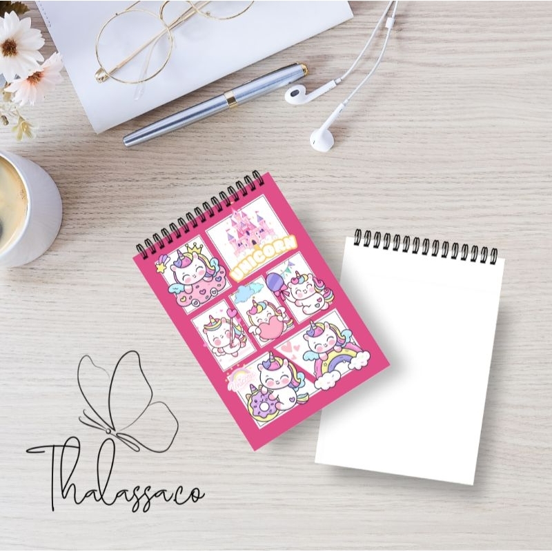 

[Thalassa.co] Buku Tulis Notebook Binder Mini A6 Unicorn