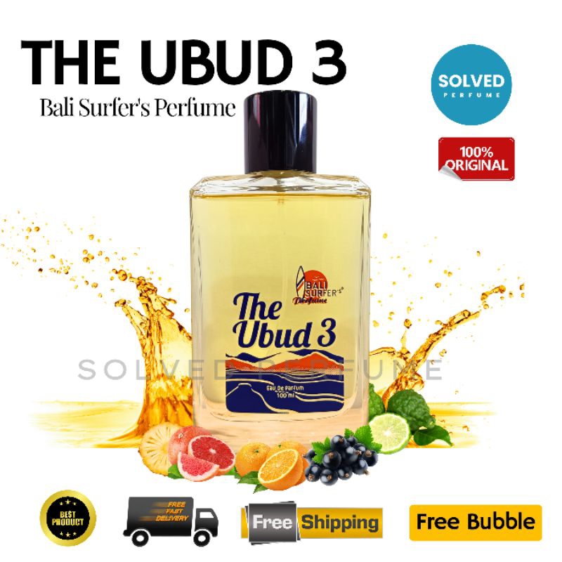 Bali Surfer's Parfum BSP The Ubud 3 Parfum Unisex Original Resmi