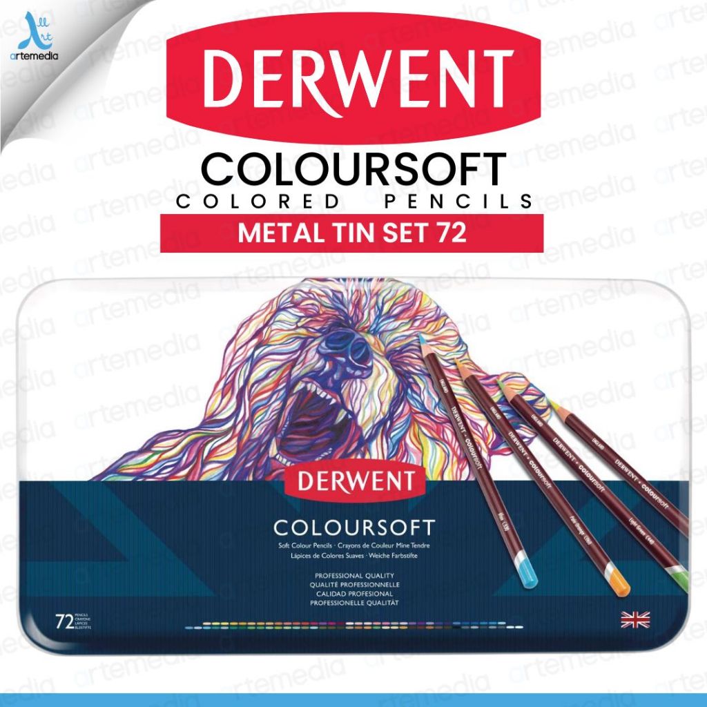 

Derwent Coloursoft Color Pencil Set 72