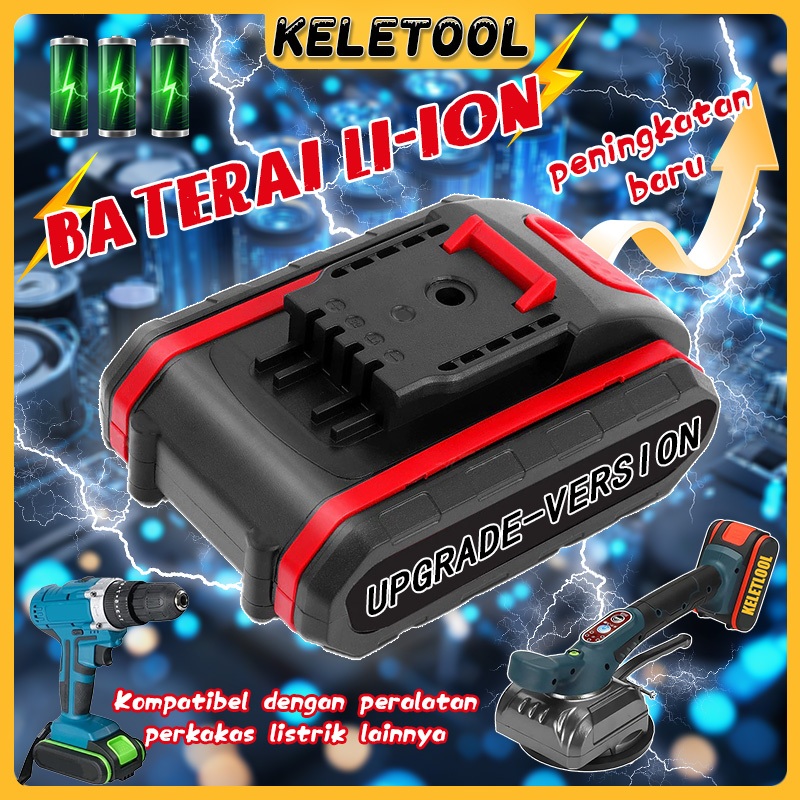 Batre Bor Cordless Charger Power Adapter untuk Bor Baterai Bor Cordless Potong Rumput Batery Kunci P