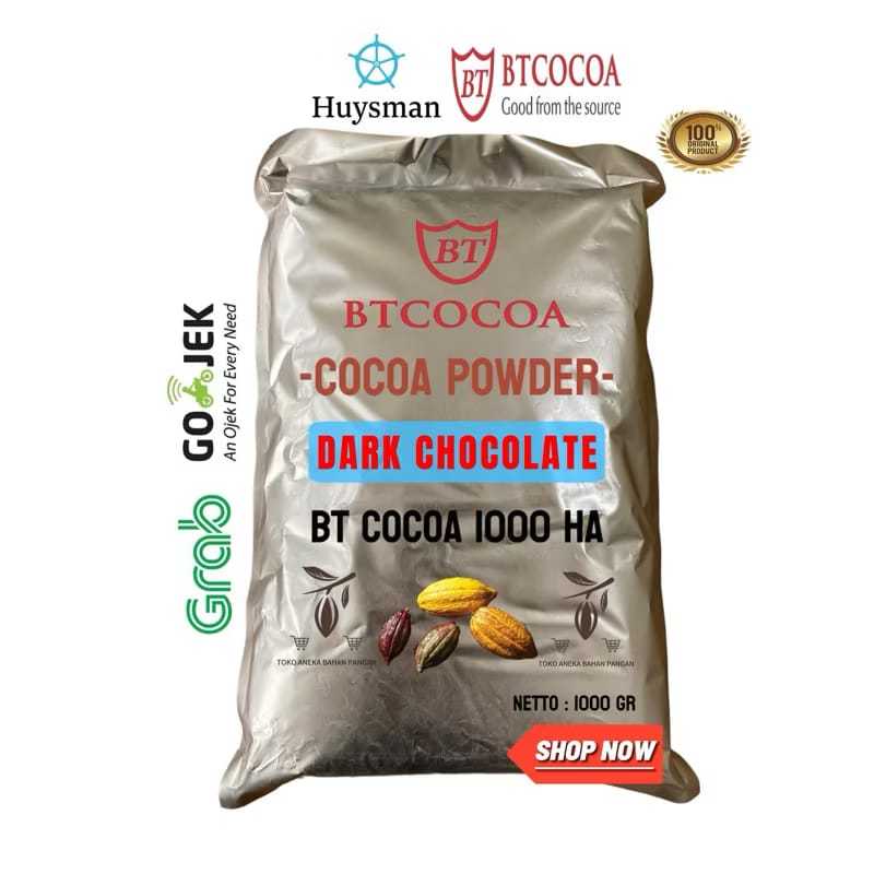 

COCOA POWDER BT COCOA HYUSMAN JAVA DARK TYPE BT 1000 HA DH 400 500 GRAM/1 KG