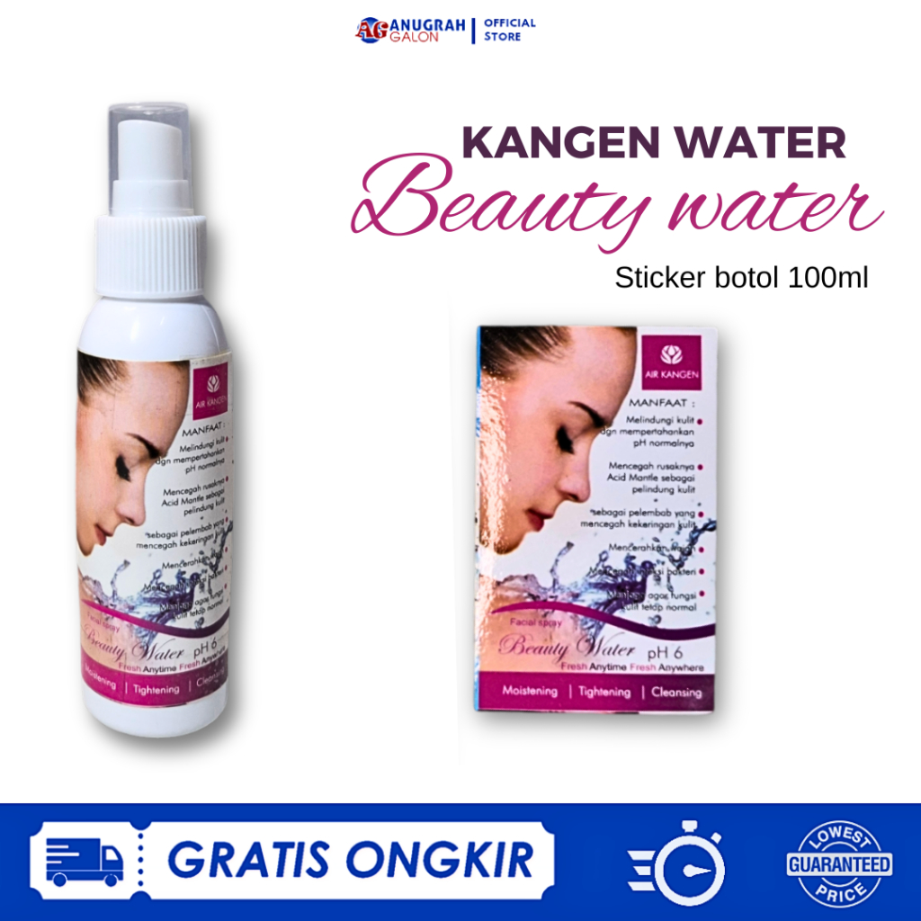 

Stiker Beauty Water Kangen Water untuk ukuran Botol 100ml & 250ml