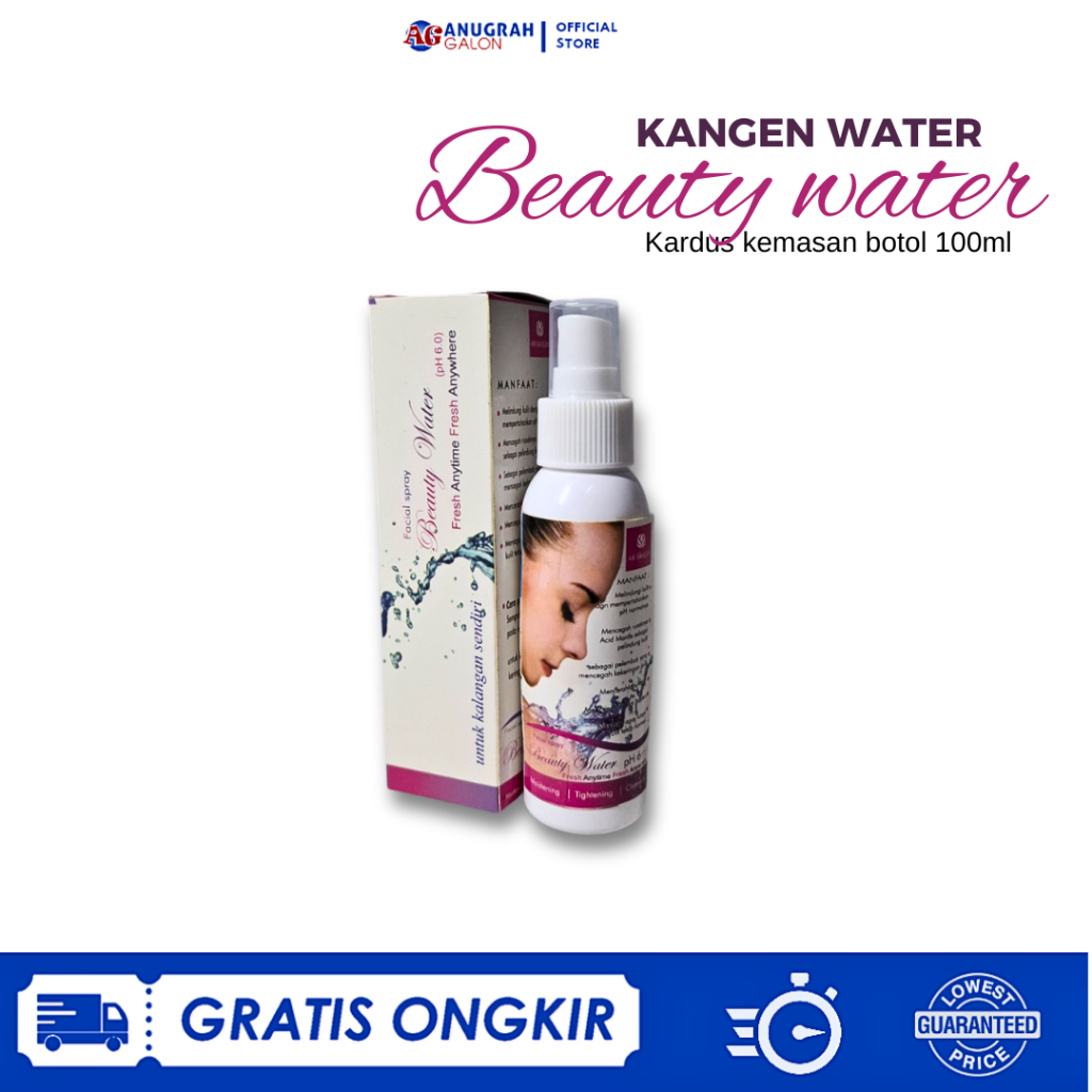 

Kardus Beauty Water Ukuran 100ml Kangen Water