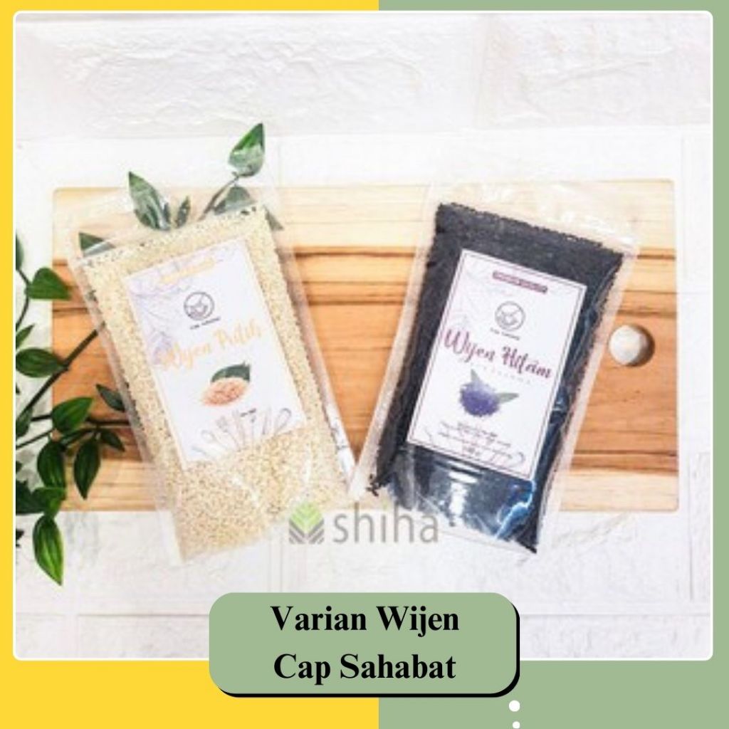 

SHIHA - Wijen 100gr Cap Sahabat | Wijen Hitam | WIjen Putih