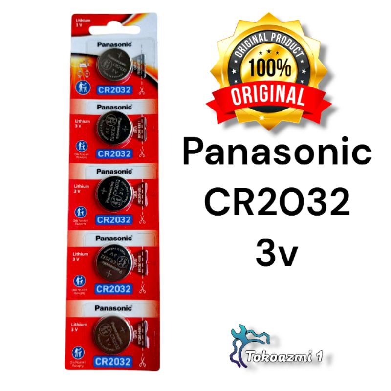 Baterai CR2032 Panasonic Original Battery Lithium 3V CR 2032