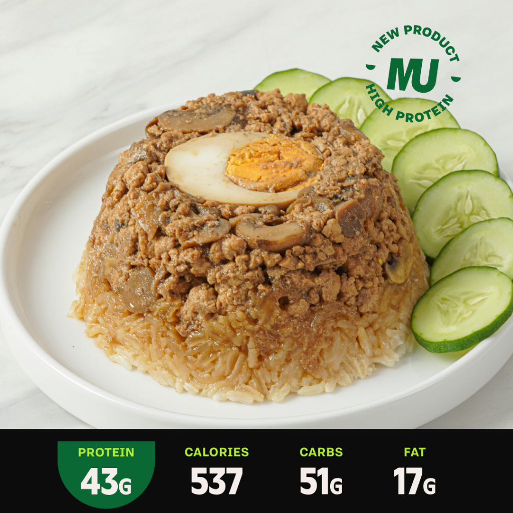

Muscle Up Kitchen - Nasi Tim Ayam - 43g Protein