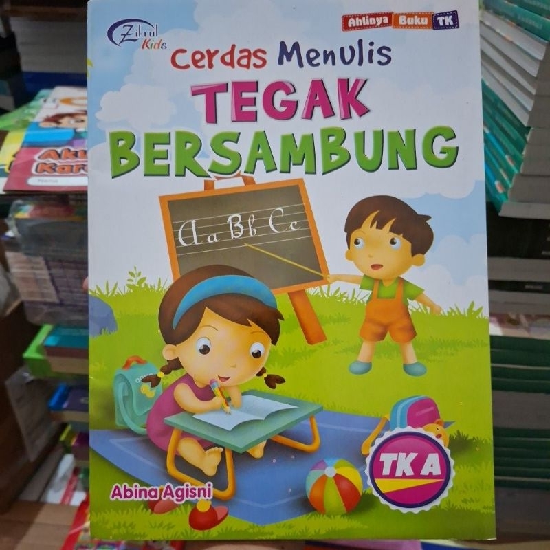 Buku Tegak Bersambung TK/PAUD Penerbit Zikrul Hakim