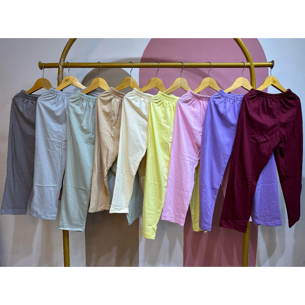 ATTIN CELANA KATUN ANAK PEREMPUAN I Legging anak perempuan panjang polos dalaman gamis anak