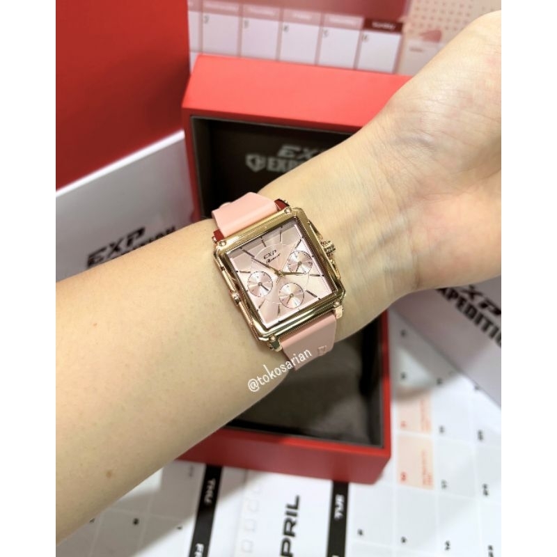 Expedition E6618B Original Bergaransi Jam Tangan Wanita
