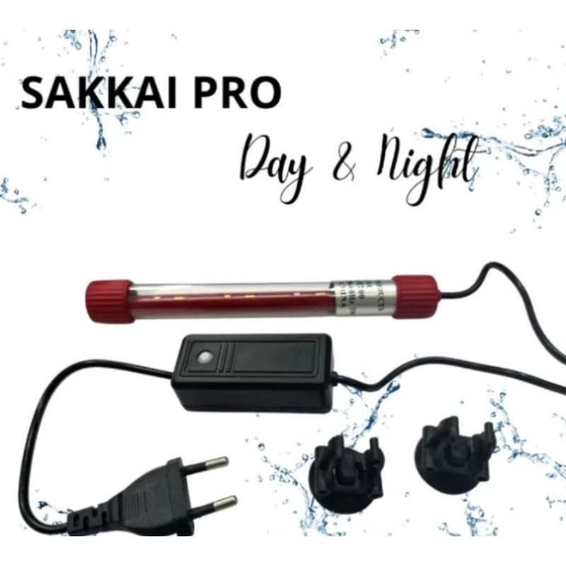 LAMPU SAKKAI PRO DAY NIGHT T4 3LED T 300 LED CELUP AQUARIUM TANNING