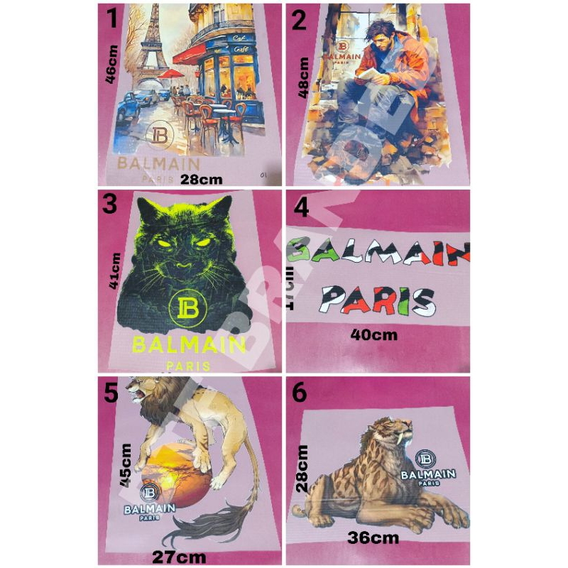 BALMAIN Sablon DTF Setrika DTF Press Kualitas PREMIUM