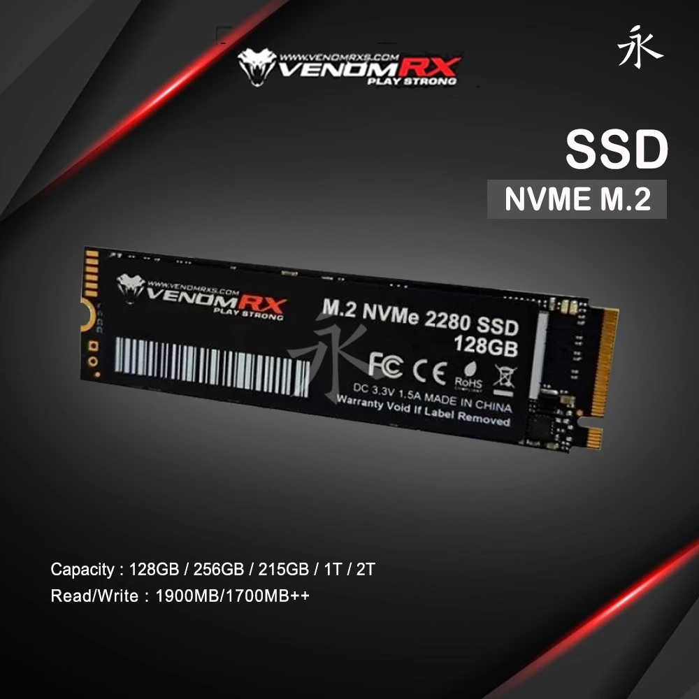 VenomRX M.2 NVME SSD 2TB