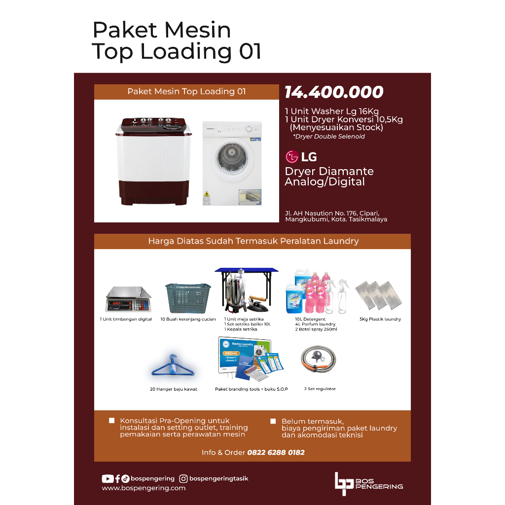 Paket Usaha Laundry Kiloan Paket Mesin Top Loading 01 Bisnis Laundry Rumahan Usaha Binatu Siap Pakai
