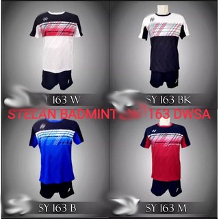 STELAN BAJU BADMINTON Y163 / BAJU DAN CELANA BADMINTON / STELAN BADMINTON DEWASA
