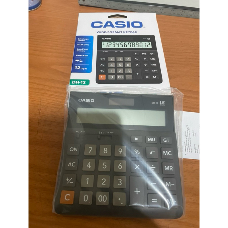 

Kalkulator casio original DH-12 BK/White 12 Digits