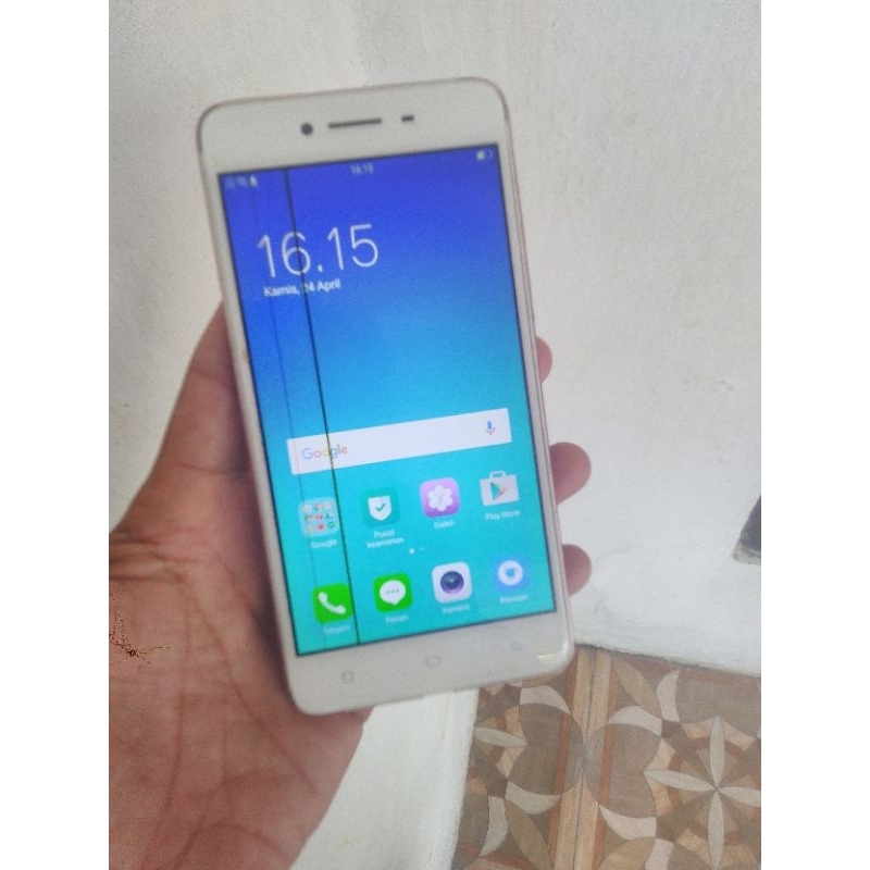 hp Oppo a37 minus lcd ada garis sentuh aman Masi ori joss