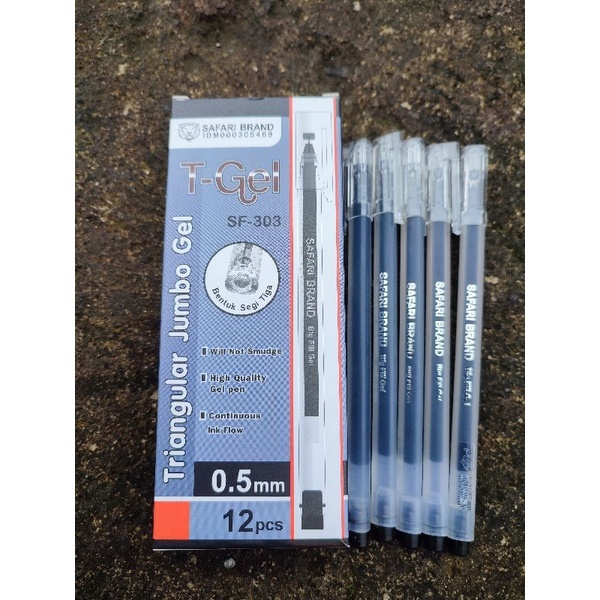 

Pulpen T Gel Saafari Brand