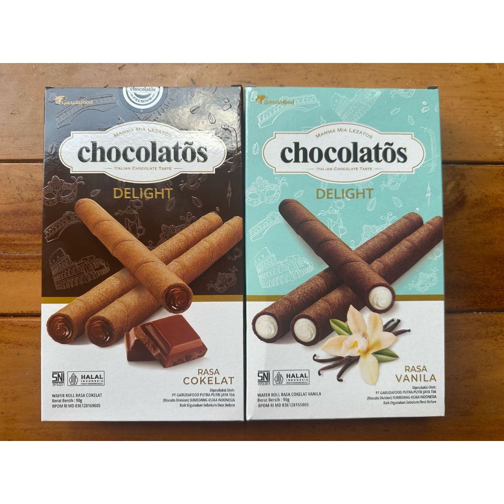 

Garudafood Chocolatos Delight Chocolate Vanilla 90g