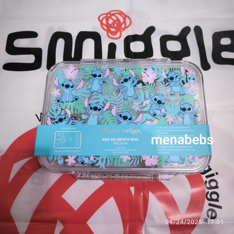 Smiggle Bento Medium See Me  Stich ori store