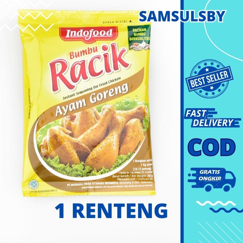 

bumbu RACIK AYAM GORENG 1 renteng isi 10pcs
