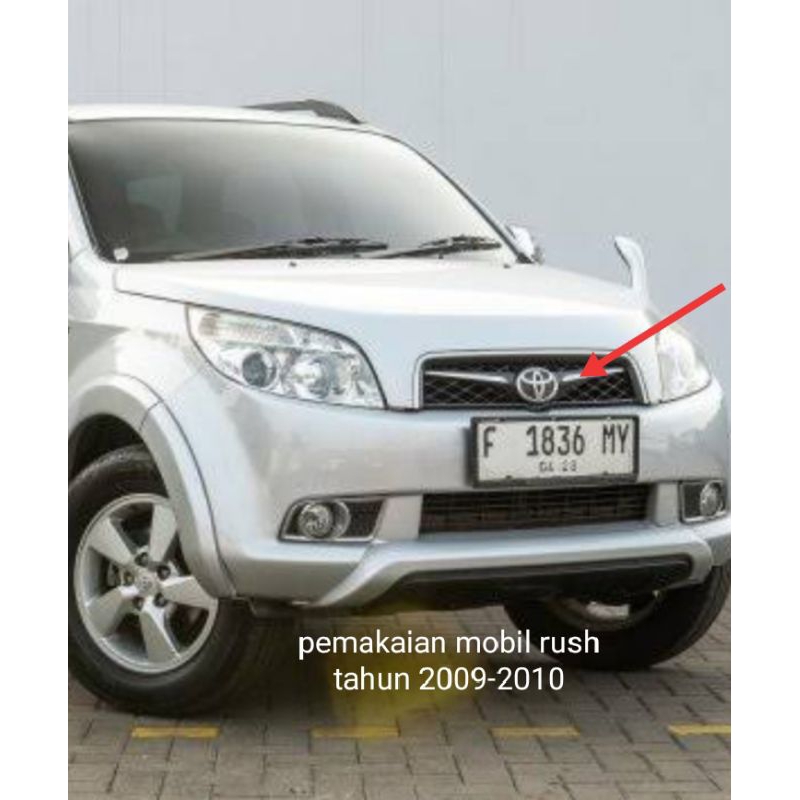 list garnis grill Toyota rush tahun 2009- 2010 original.