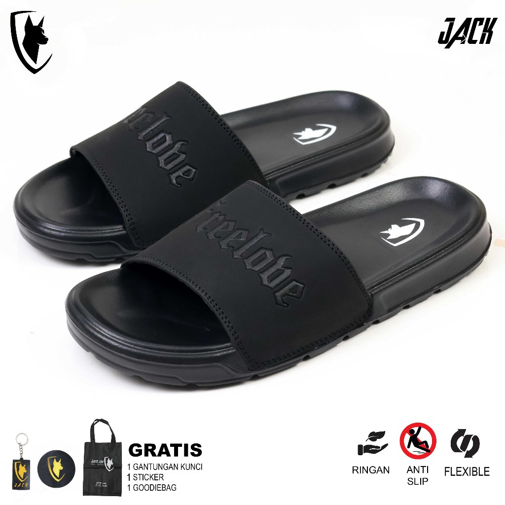 JACK IDN - Sandal Slide Pria Sendal Slop Flip Flop | Sandal Slop Pria FREELOVE