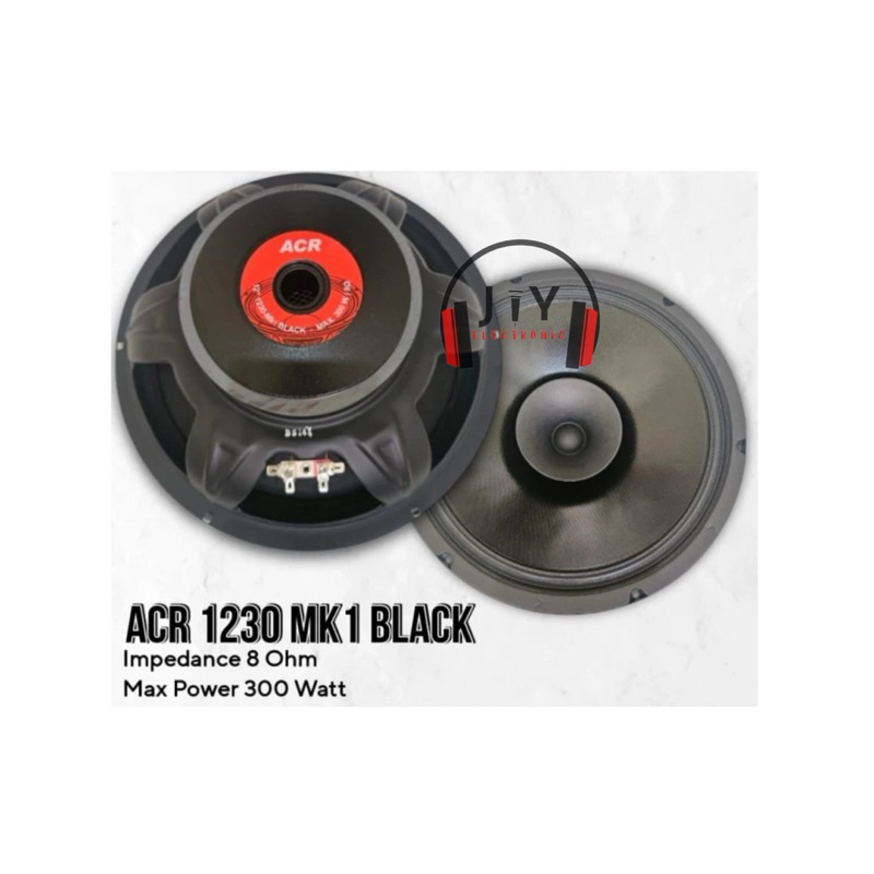 Speaker ACR 12 inch Full Range Fullrage ACR 1230 ACR-1230 MK1 Black
