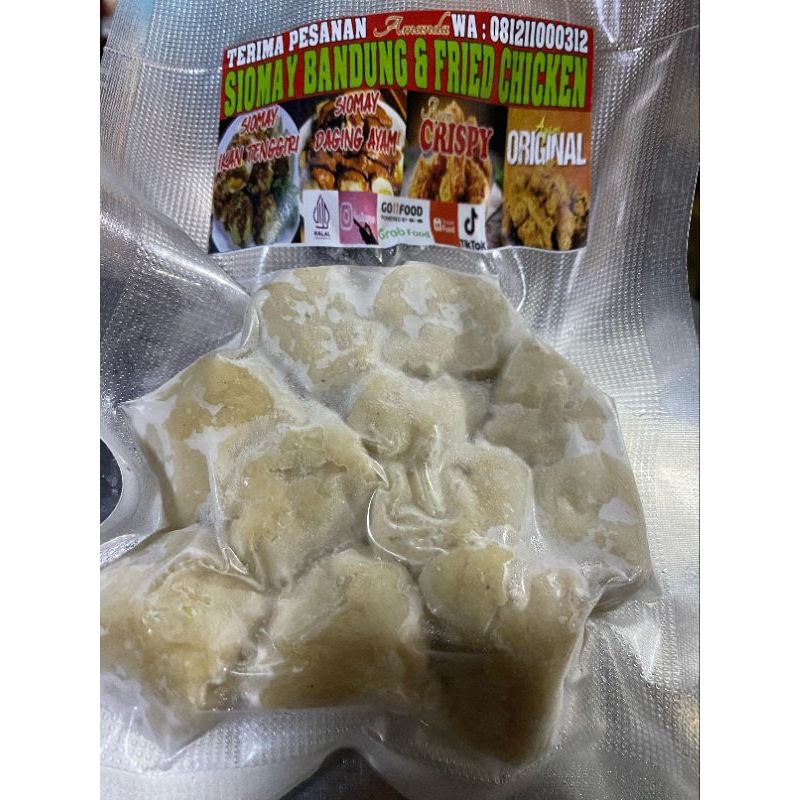 

SIOMAY BANDUNG RASA IKAN termasuk bumbu kacang Enak Halal, tanpa pengawet Jaminan uang kembali UANG KEMBALI KALAU TIDAK ENAK