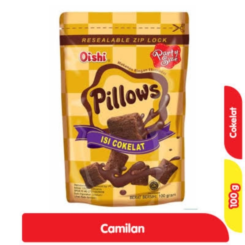 

OISHI Pillows Ubi/ Cokelat 100gr