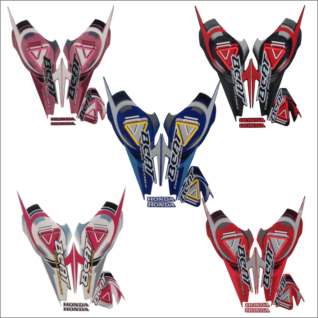 STIKER STRIPING BEAT KARBU 2009 FULL STIKER LIS BODY MOTOR BEAT KARBU 2009 STANDAR