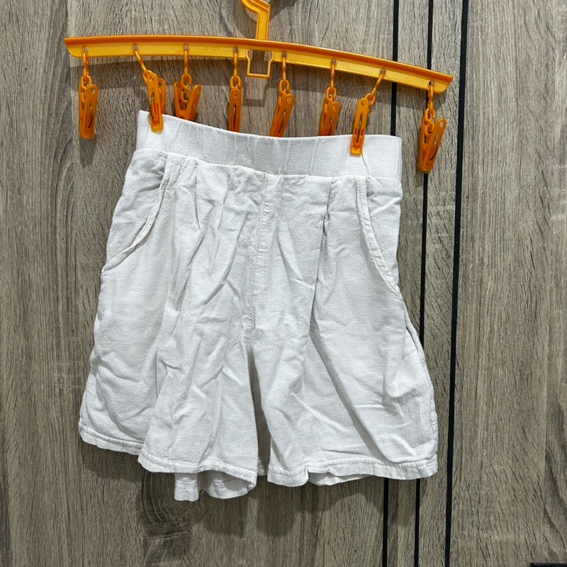 preloved celana putih short pants linen