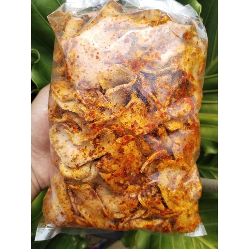 

basreng koin bantat pedas extra daun jeruk isi 500gram