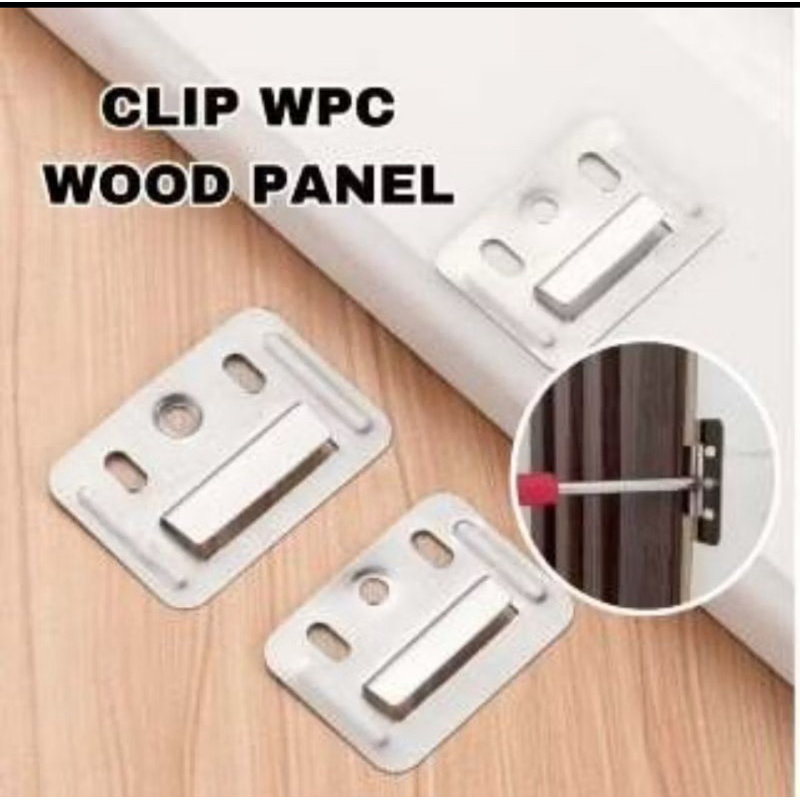 PER BUNGKUS KLIP WPC / BRACKET WPC / BREKET WPC / PENYAMBUNG WPC / SAMBUNGAN WPC