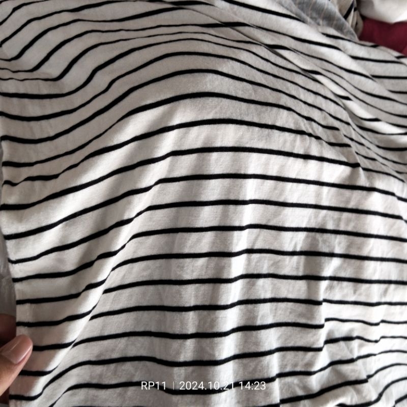 Harga/0,5 m | Kain Spandek Rayon Premium / Kain Garis-Garis Meteran / Kain Kaos Meteran / Kain Kaos